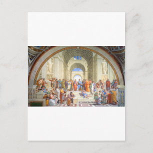 Raphael's School of Athens (Plato and Aristotle) Postcard