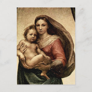 Raphael's "Sistine Madonna" Detail (circa 1513) Postcard