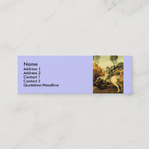 Raphael's "St. George and the Dragon" (circa 1505) Mini Business Card