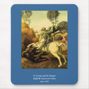 Raphael's "St. George and the Dragon" (circa 1505) Mouse Pad