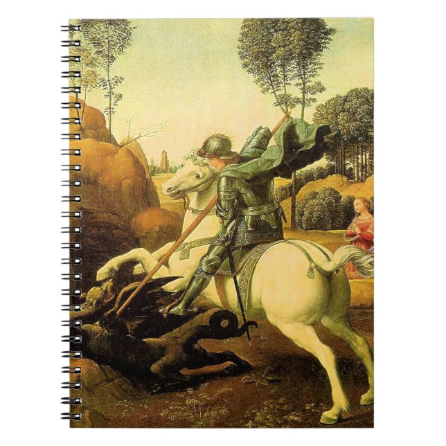 Raphael's "St. George and the Dragon" (circa 1505) Notebook (Front)