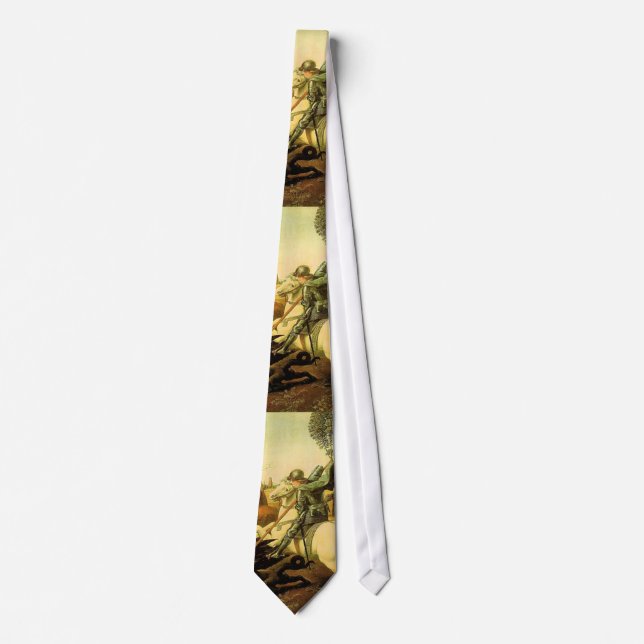 Raphael's "St. George and the Dragon" (circa 1505) Tie (Front)