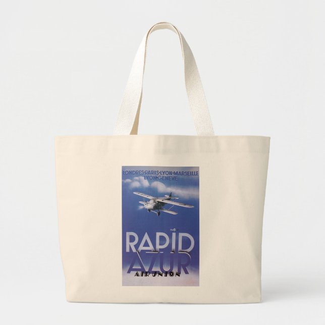 Rapid Azur Large Tote Bag (Front)