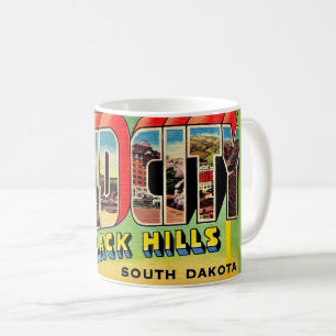 Rapid City SD Greetings Postcard Mug