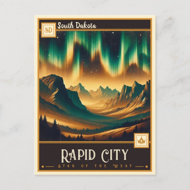 Rapid City, South Dakota | Vintage Postcard (Front)