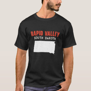 Rapid Valley South Dakota USA State America Travel T-Shirt