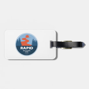 Rapid Wild And Scenic River Idaho Luggage Tag