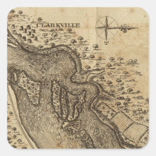 Rapids of Ohio Square Sticker