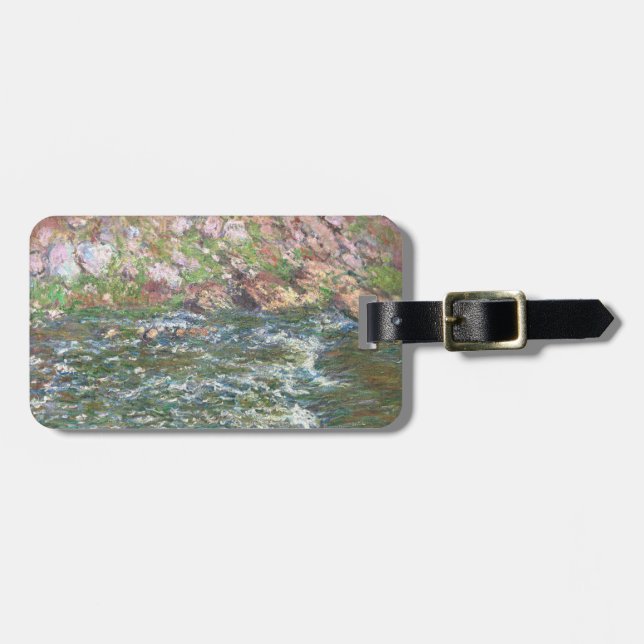 Rapids on the Petite Creuse - Monet Luggage Tag (Front Horizontal)