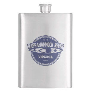 Rappahannock River, Virginia Hip Flask