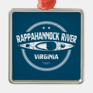 Rappahannock River, Virginia Metal Ornament