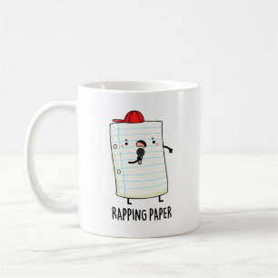 Rapping Paper Funny Wrapping Paper Pun  Coffee Mug