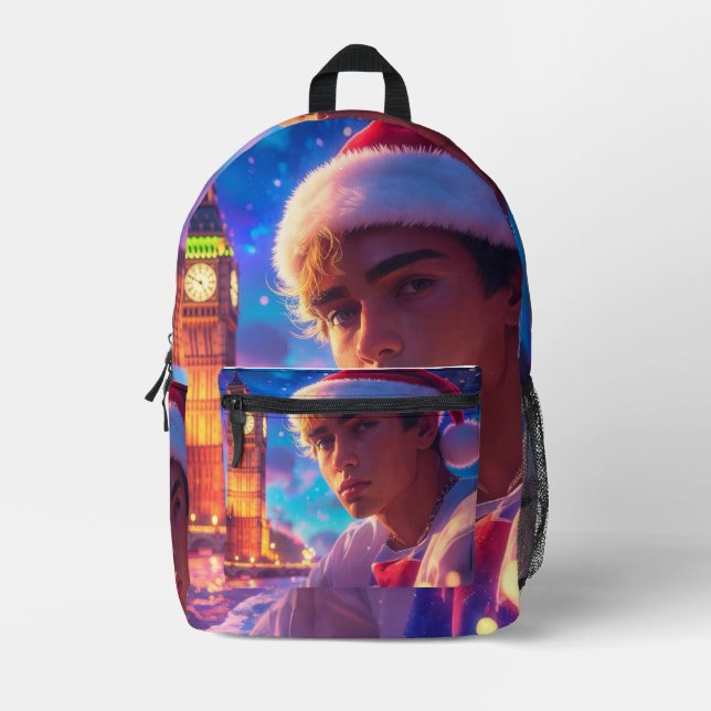 RAPPY X-MAS PRINTED BACKPACK (Front)