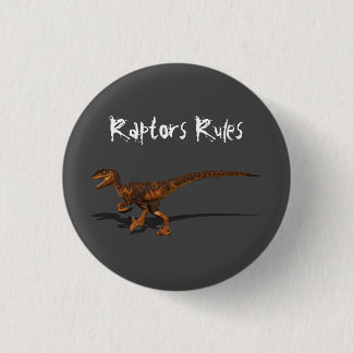 Raptor 1 3D 3 Cm Round Badge