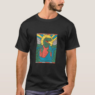  Raptor Jesus Dinosaur Christ Meme Holy Velocirapt T-Shirt