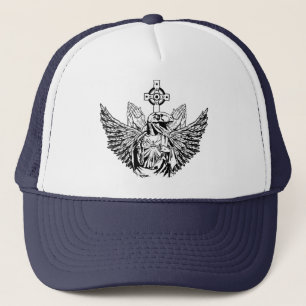 Raptor Jesus Loves You Trucker Hat