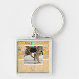 Raptor Kitten Key Ring