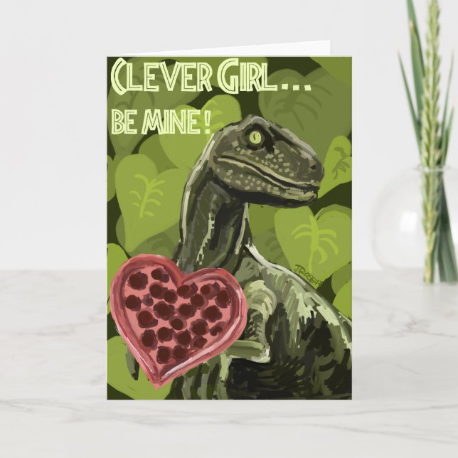 Raptor Love Holiday Card (Front)