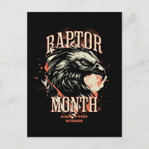 Raptor Month, Eagle Postcard