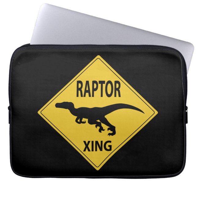 Raptor Xing Laptop Sleeve (Front)