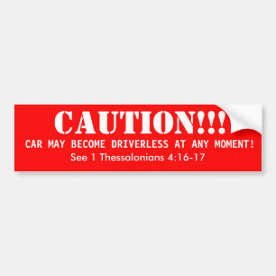 Rapture Bumper Sticker