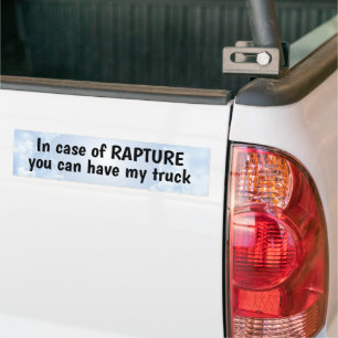 Rapture Bumper Sticker