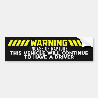Rapture Bumper Sticker