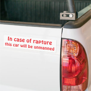 Rapture Bumper Sticker