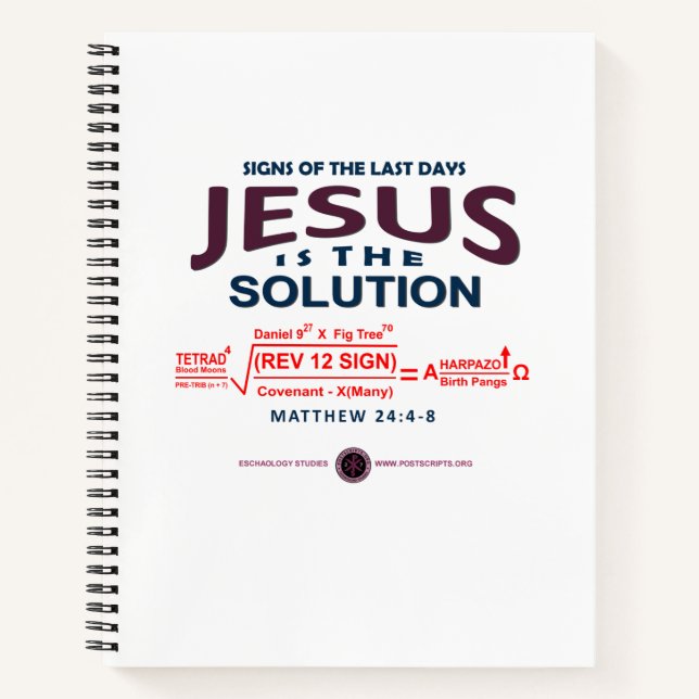 Rapture Equation Notebook (Front)