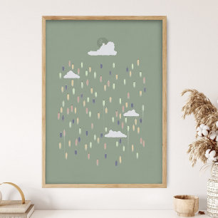 Rapture Green, Second Coming, Jesus Art, Christian Poster