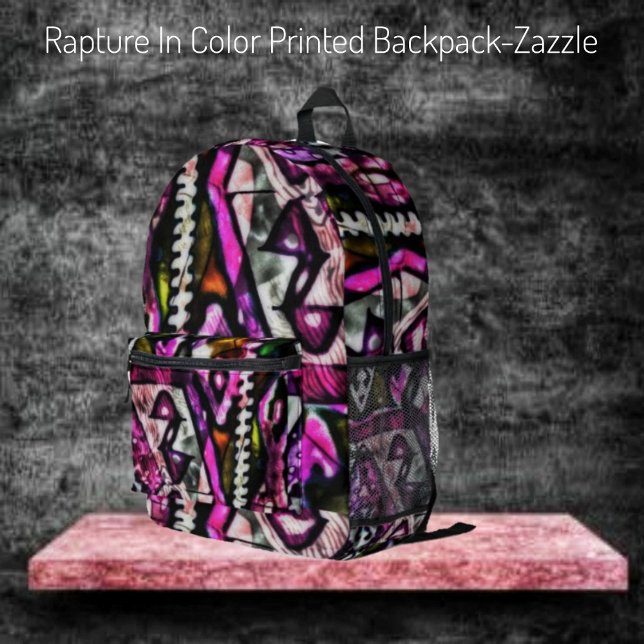Rapture In Colour  Printed Backpack (Creator Uploaded)