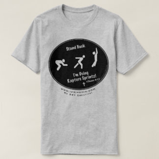 Rapture Sprintz! (Grey) by Troy Goss T-Shirt