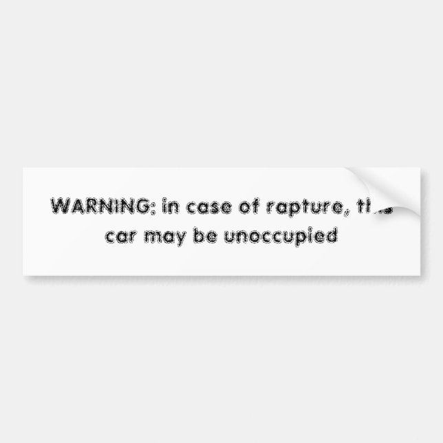 Rapture sticker (Front)