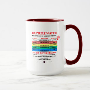 Rapture Watch - Warning Levels Mug