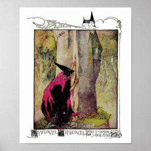 Rapunzel by Anne Anderson Print