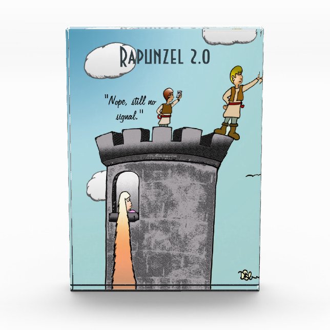 Rapunzel Jigsaw Puzzle Photo Block (Front)
