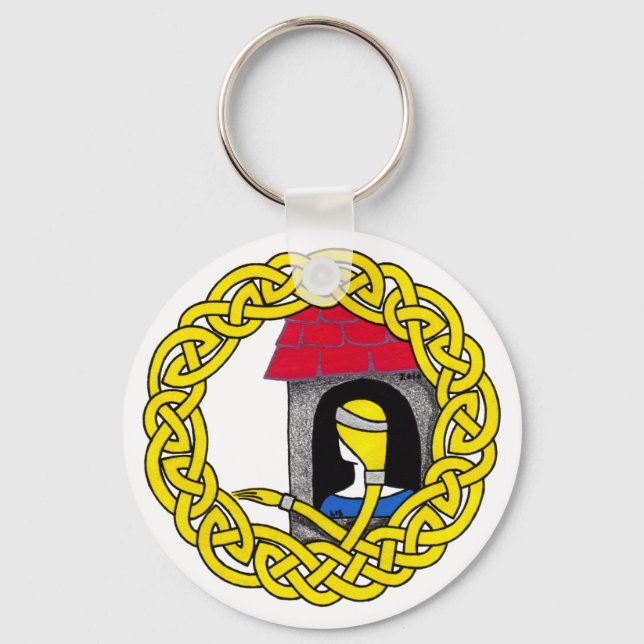Rapunzel keychain (Front)
