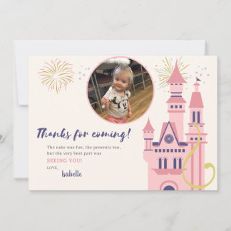 Rapunzel Photo Thank You Card