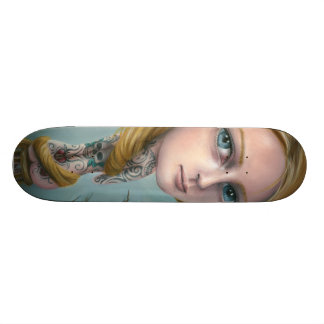 Rapunzel the Tattoo Girl Skateboard