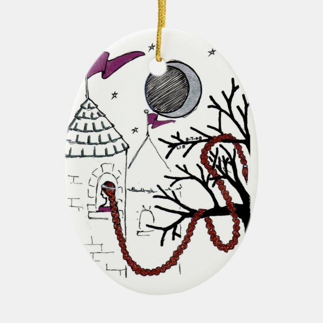 Rapunzel's Very Bad Hair Day ornament (Front)