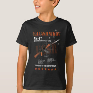 RARE AK-47 RUSSIAN ARMY KALASHNIKOV GUN MILITARY T-Shirt