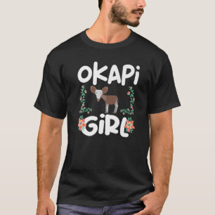 Rare Animals Forest Zebra Giraffe Okapi Animal T-Shirt