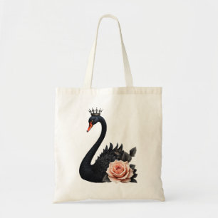 Rare as a black swan, timeless as true love. tote bag
