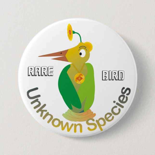 Rare Bird - (Button) 7.5 Cm Round Badge (Front)