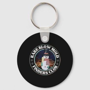 Rare Blow Mould Finders Club Logo Style Christmas  Key Ring