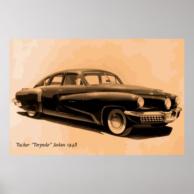 Rare classic car Tucker 1948 Poster (Front)