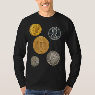 Rare Coins 1933 Gold Double Eagle 1974 Aluminium T-Shirt
