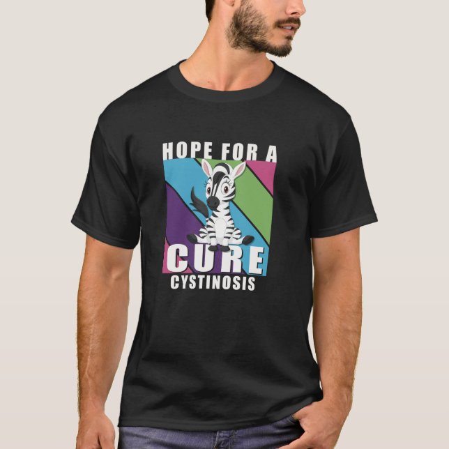 Rare Disease Awareness Day Hope for a Cure Cystino T-Shirt (Front)
