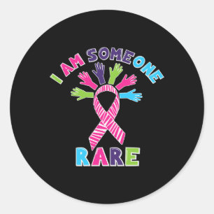 Rare Disease Awareness Day I Am Someone Rare 1 Classic Round Sticker