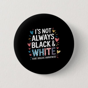 Rare Disease Awareness Day Zebra Warrior Support R 6 Cm Round Badge